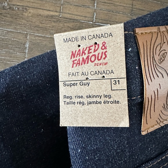 Naked & Famous Super Guy - Recycled Kimono Weft Selvedge Jeans - Picture 7 of 9